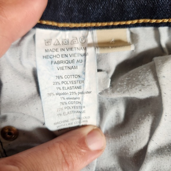 Michael Kors Jeans Women's 4 28X29 Izzy Skinny Mid Rise Ankle Blue - Picture 8 of 16